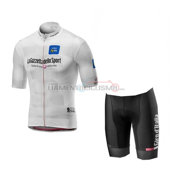 Abbigliamento Ciclismo Giro d'Italia Manica Corta 2019 Bianco